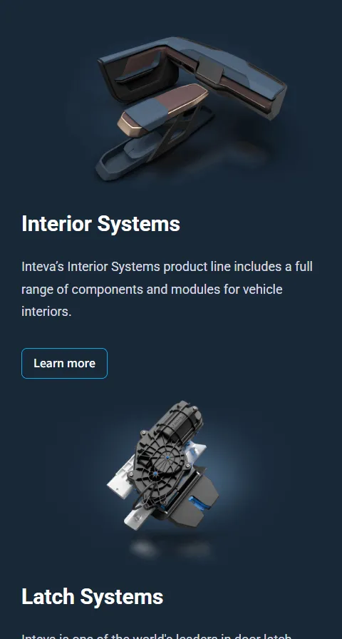 Inteva product families page